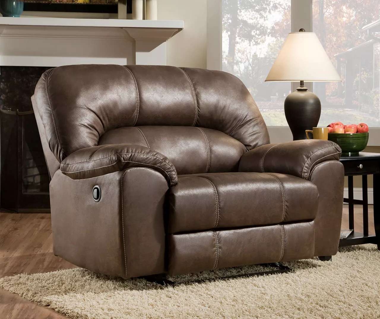 Stallion Brown Snuggle Up Recliner - Image 2