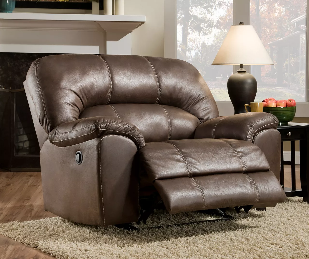 Stallion Brown Snuggle Up Recliner - Image 3
