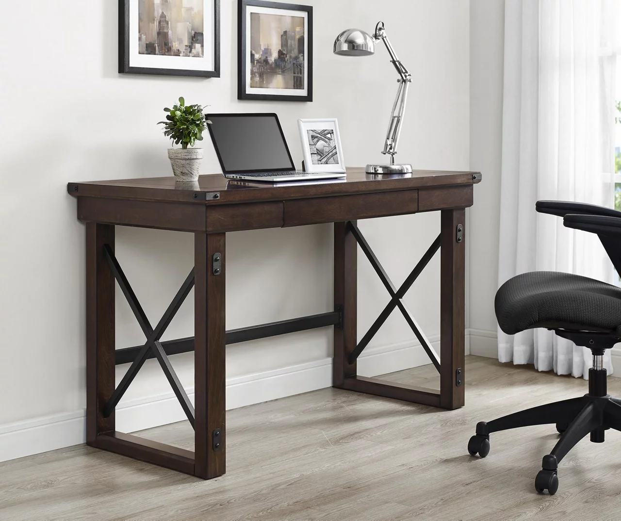 Espresso Brown Desk - Image 2