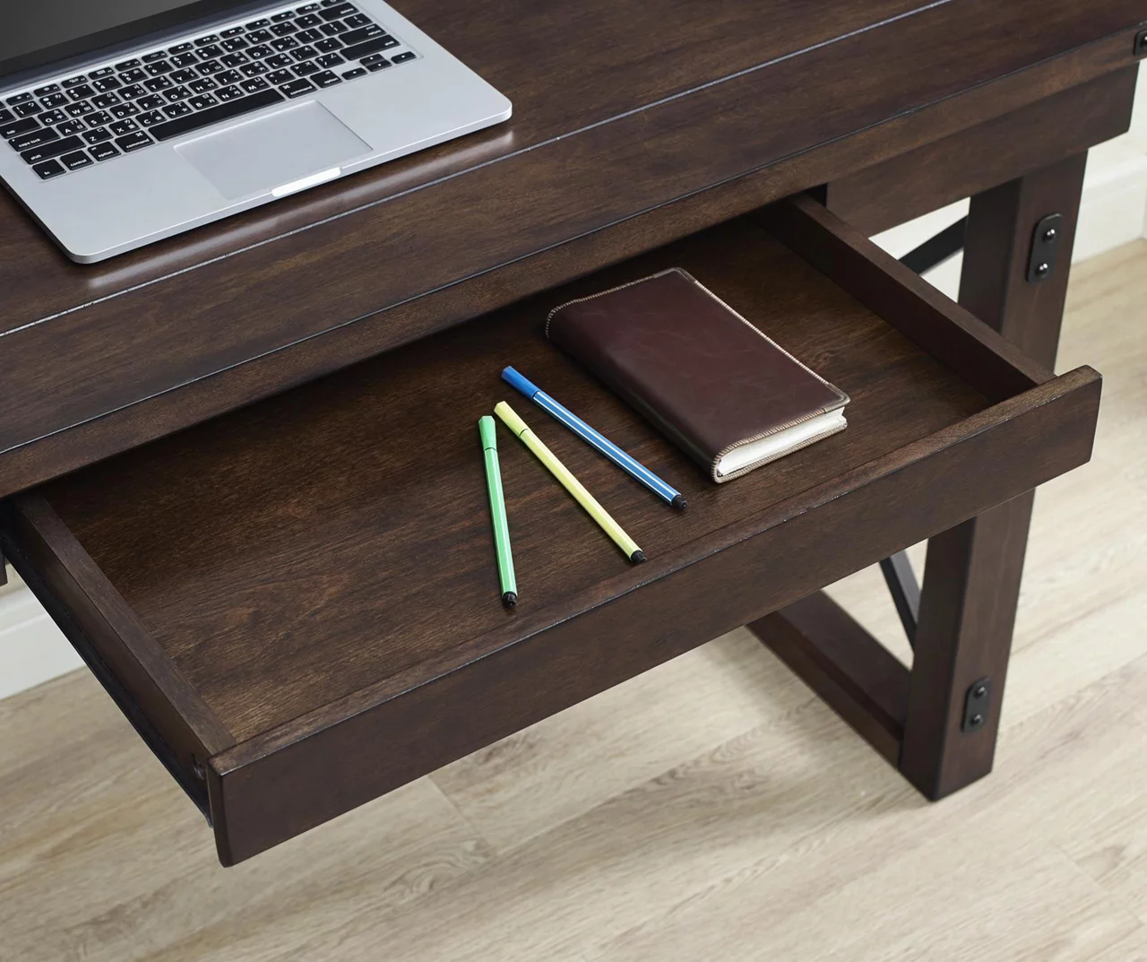 Espresso Brown Desk - Image 3