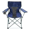 Navy Blue Folding Quad Chair With Carrying Bag