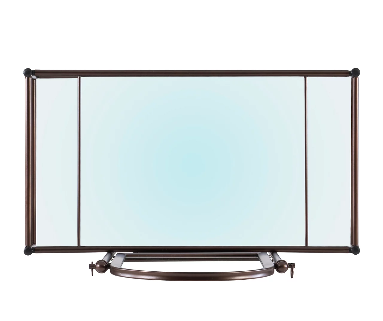 Heather Metal Adjustable Mirror Vanity Set With Stool - Image 6