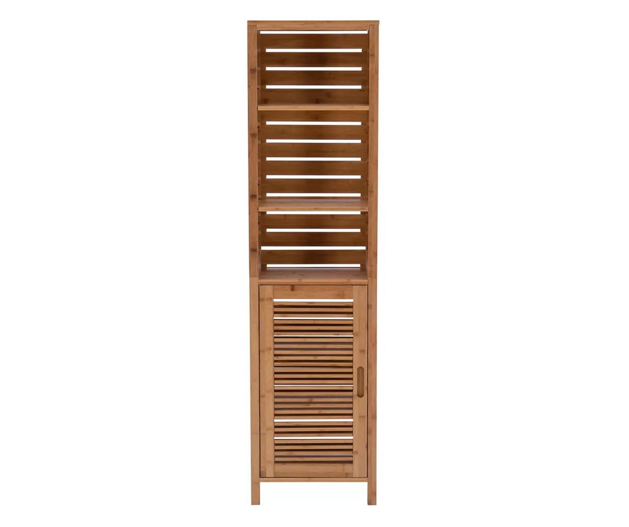 Pierce Bamboo 3-Shelf Tall Cabinet - Image 7