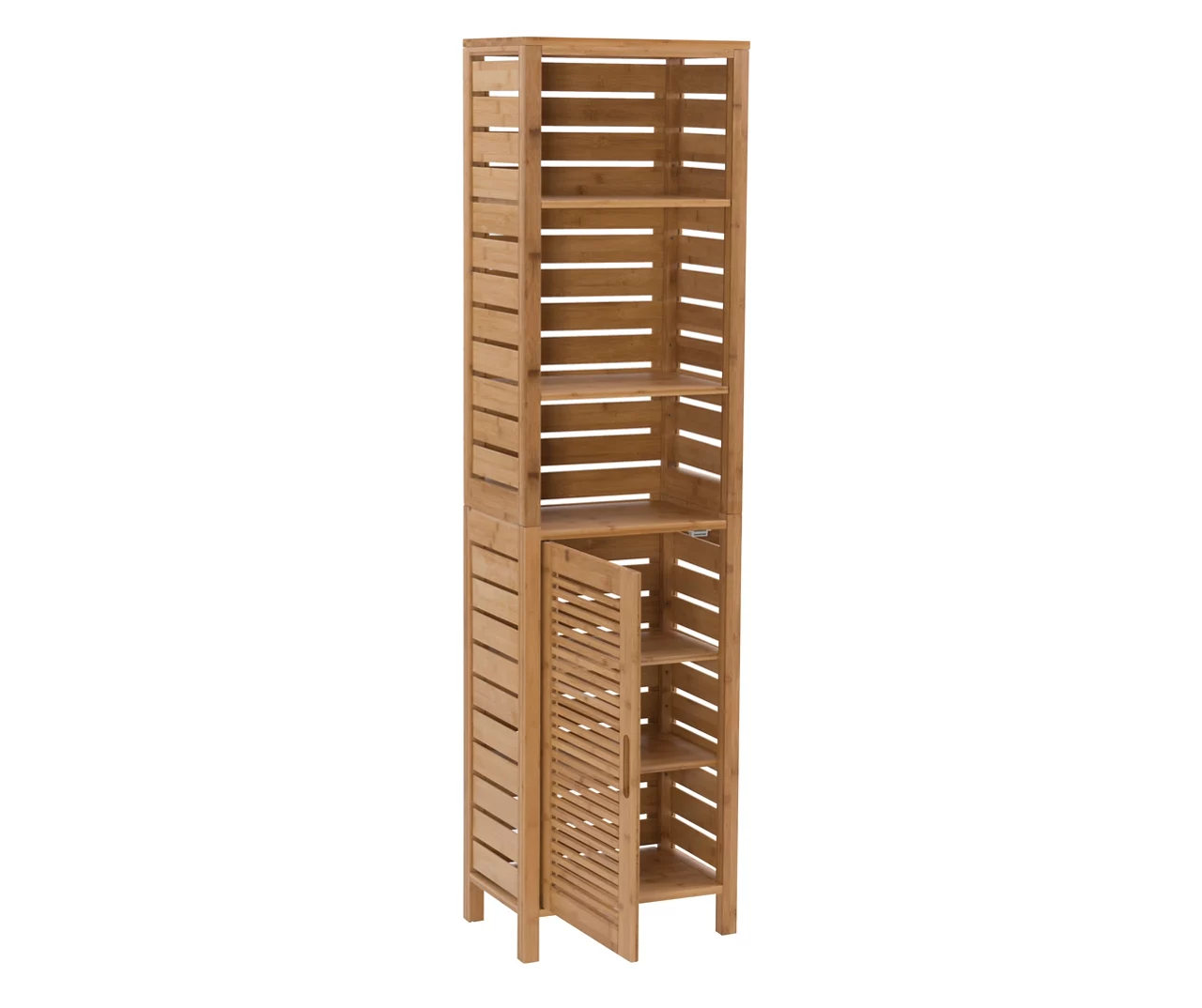 Pierce Bamboo 3-Shelf Tall Cabinet - Image 12