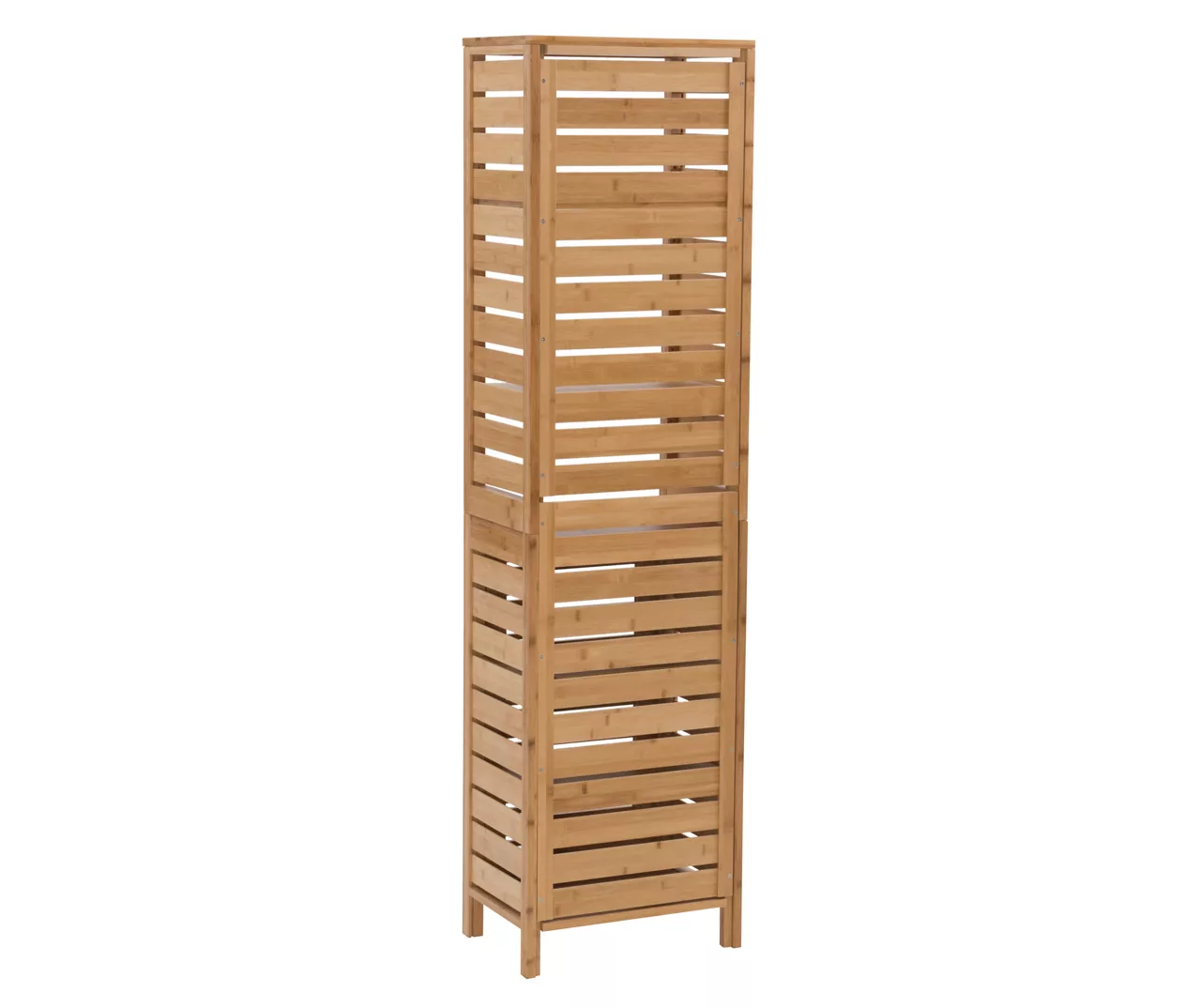 Pierce Bamboo 3-Shelf Tall Cabinet - Image 4