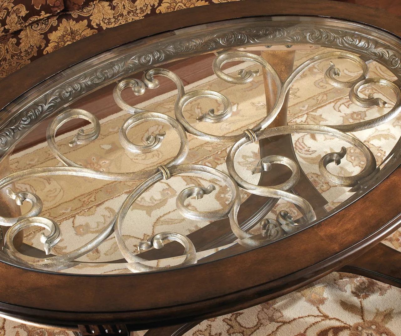 Norcastle Oval Coffee Table - Image 3