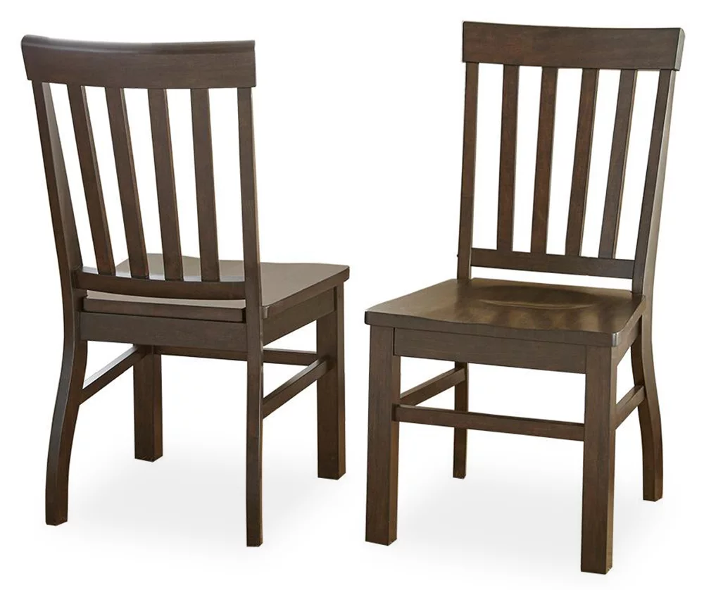 Cayla Dark Oak Dining Chairs, 2-Pack