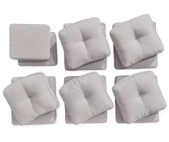 Gray 12-Piece Replacement Pinehurst Cushion Set