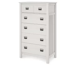 Deveronne Ivory Oak 5-Drawer Dresser