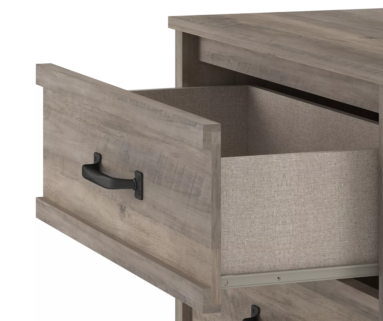 Duncan Gray Oak 6-Drawer Dresser - Image 5