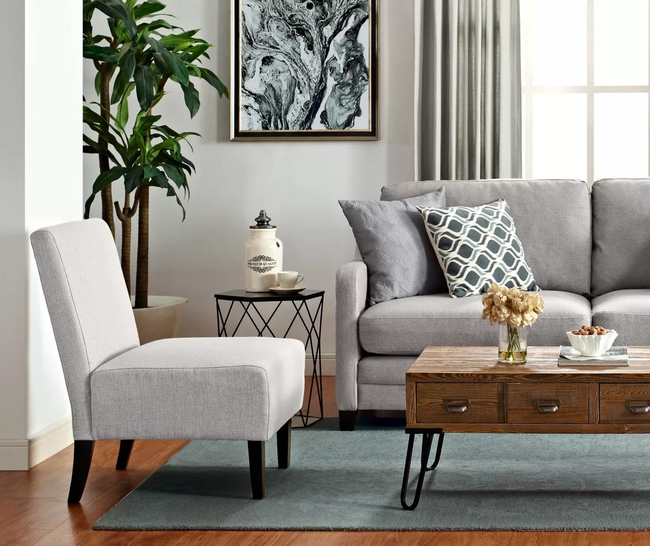 Serta Palisades Slipper Chair With Pillow - Image 4