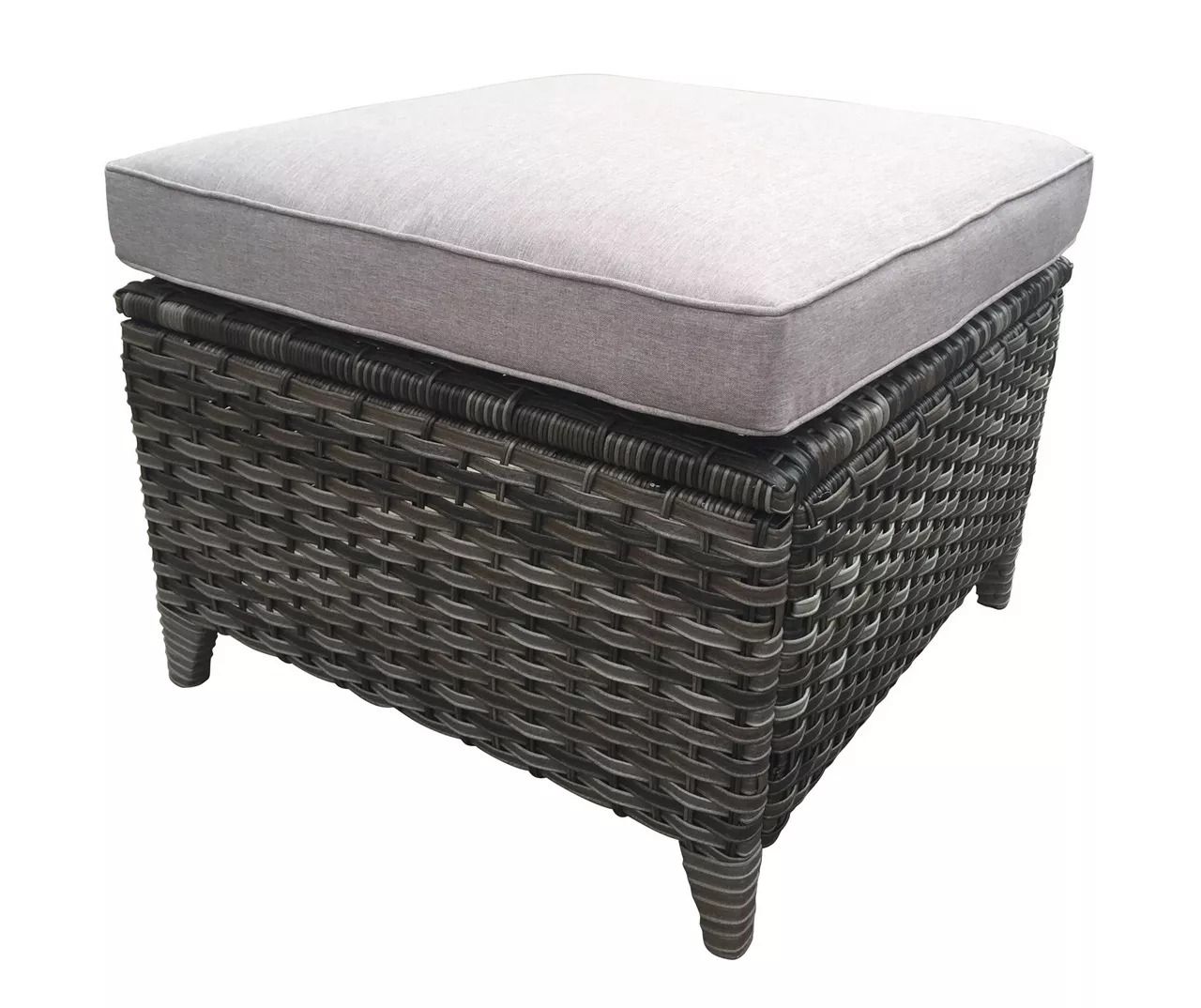 Oakmont Gray Replacement Patio Ottoman Cushions, 2-Pack - Image 4