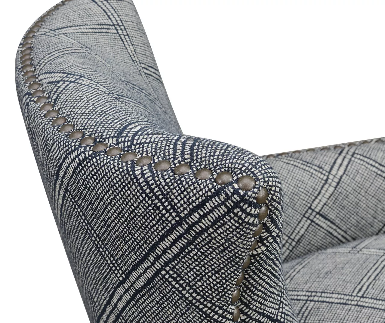 Bossa Gray Print Accent Chair - Image 4