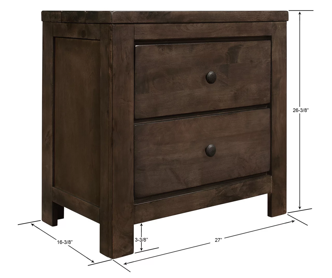 Florence 2-Drawer Nightstand - Image 10
