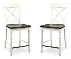 Coastal Retreat Bar Stools, 2-Pack