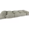 Dove Gray Outdoor Wicker Settee Cushion