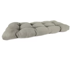 Dove Gray Outdoor Wicker Settee Cushion