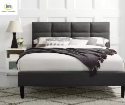 Orson Gray Full Upholstered Bed