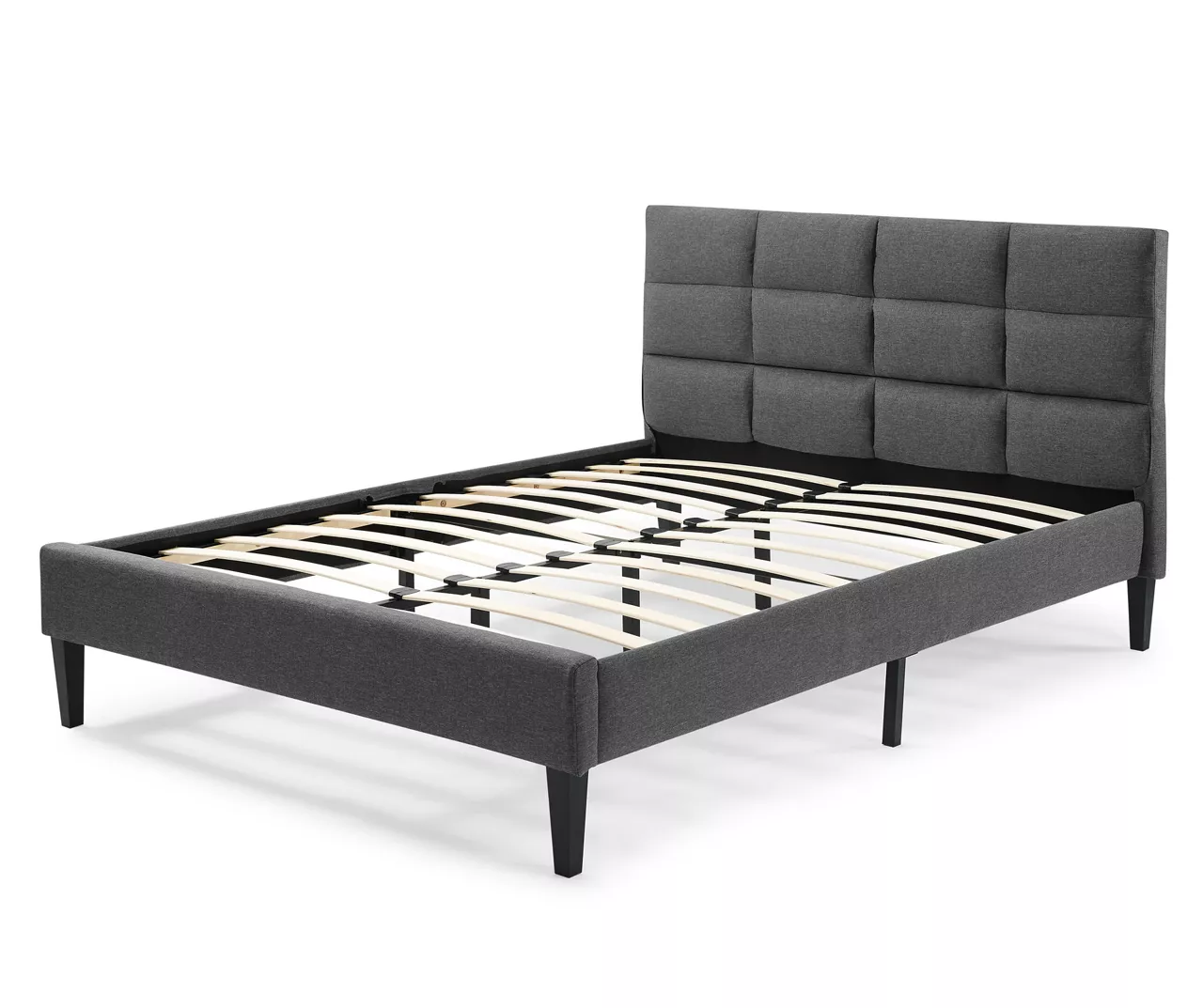 Orson Gray Full Upholstered Bed - Image 3
