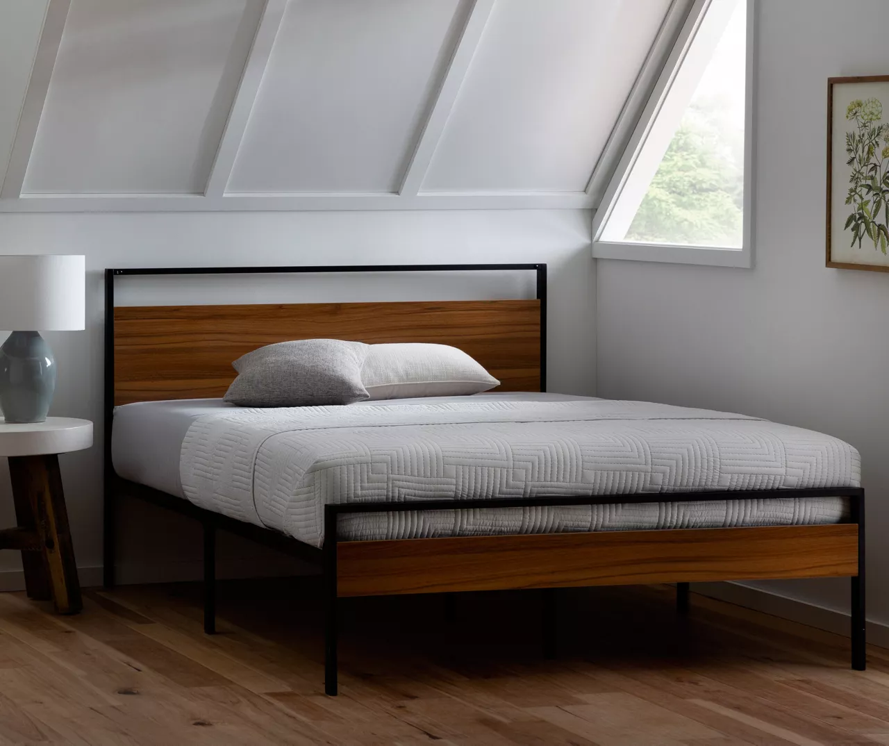 Brookside Metal & Wood Platform Bed - Image 9