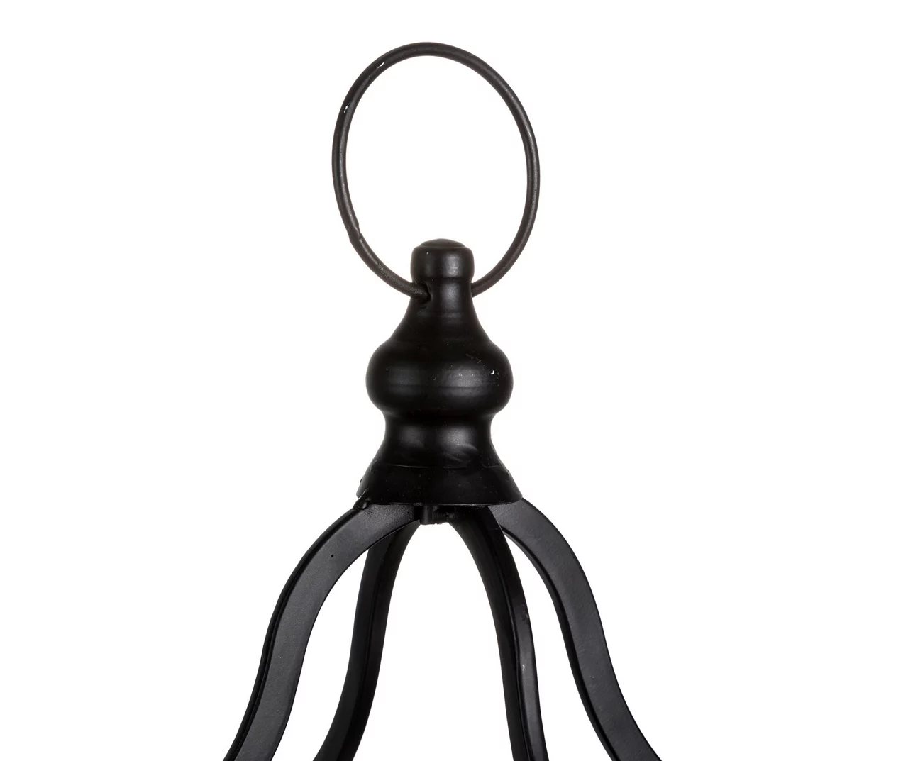 Black Metal 2-Piece Candle Lantern Set - Image 2