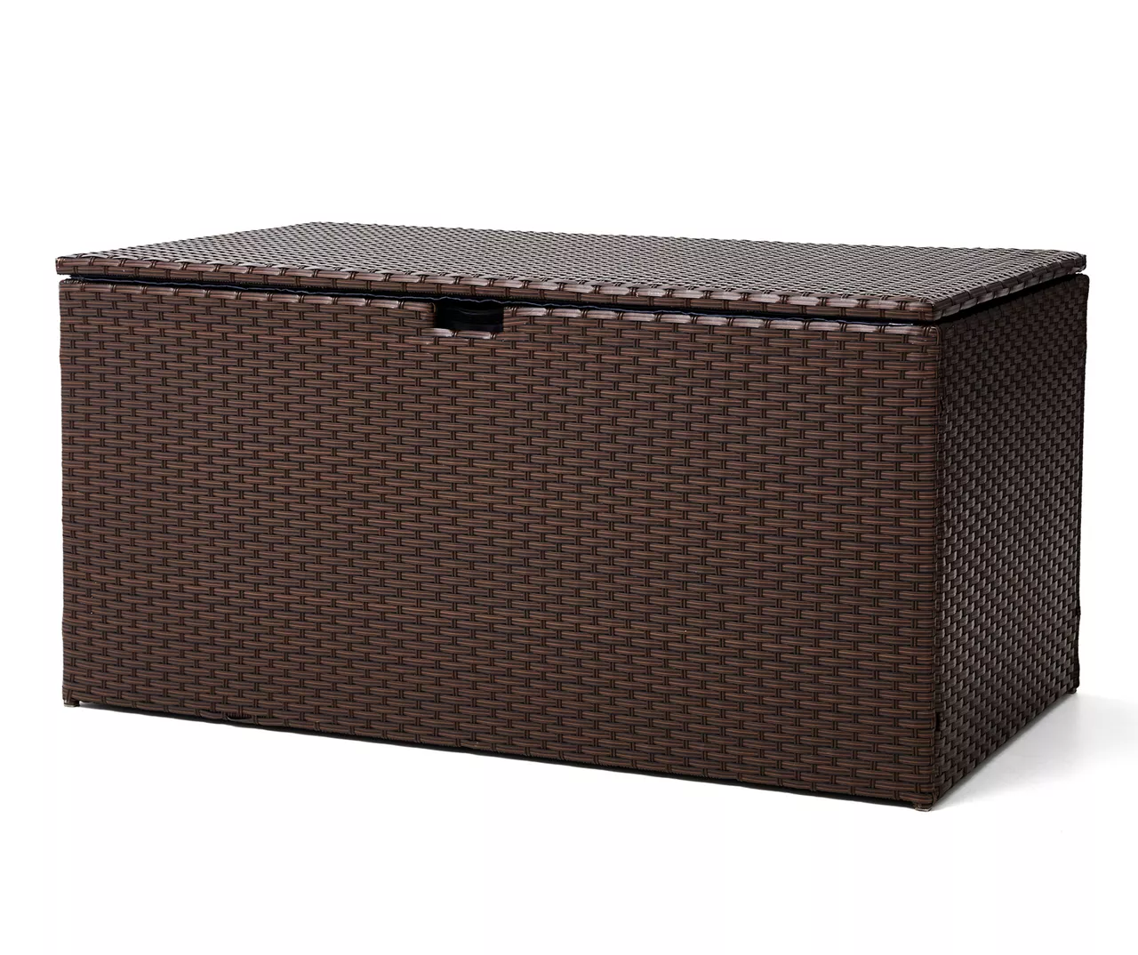 Brown 140-Gallon All-Weather Wicker Storage Deck Box