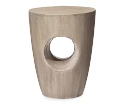 18" Round Concrete Look Garden Table