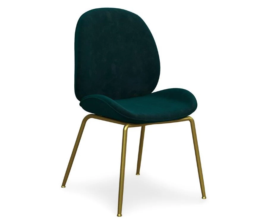 CosmoLiving Astor Velvet Dining Chair - Image 3