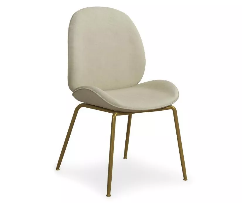 CosmoLiving Astor Velvet Dining Chair - Image 4