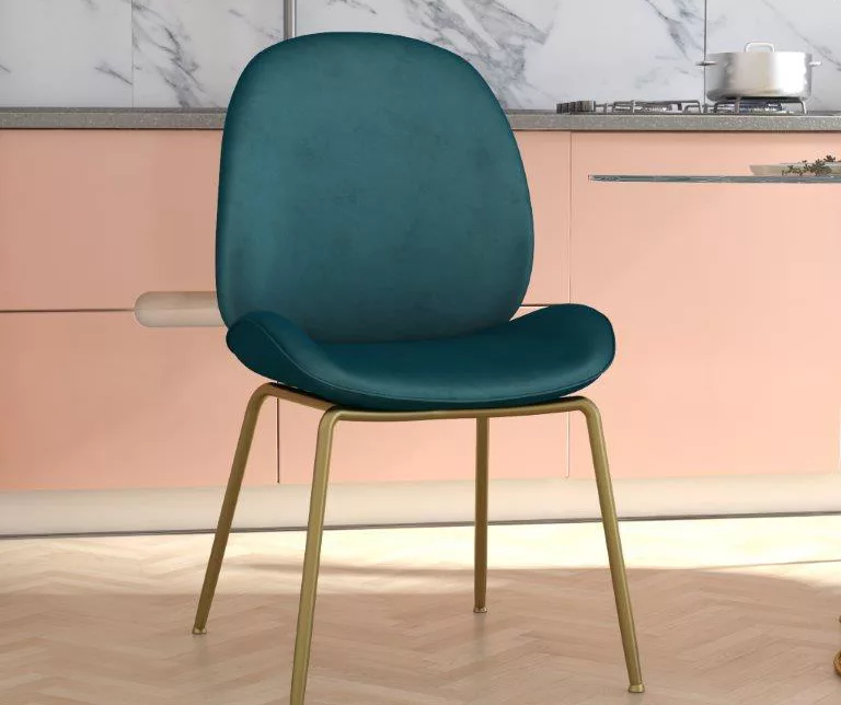 CosmoLiving Astor Velvet Dining Chair - Image 13