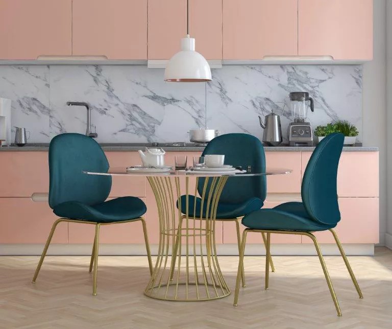 CosmoLiving Astor Velvet Dining Chair - Image 14