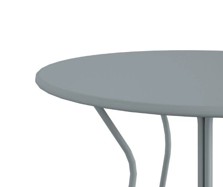 Heidi Light Gray 3-Piece Bistro Patio Furniture Set - Image 5