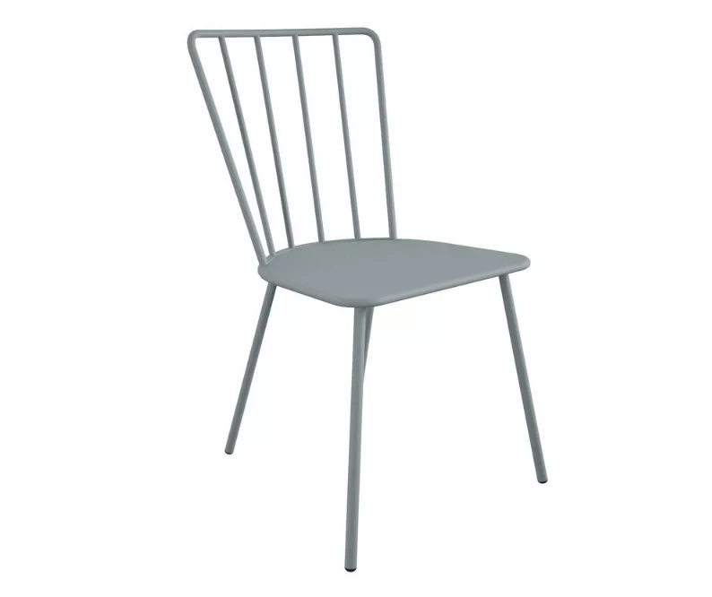 Heidi Light Gray 3-Piece Bistro Patio Furniture Set - Image 8