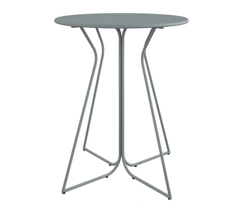 Heidi Light Gray 3-Piece Bistro Patio Furniture Set - Image 9