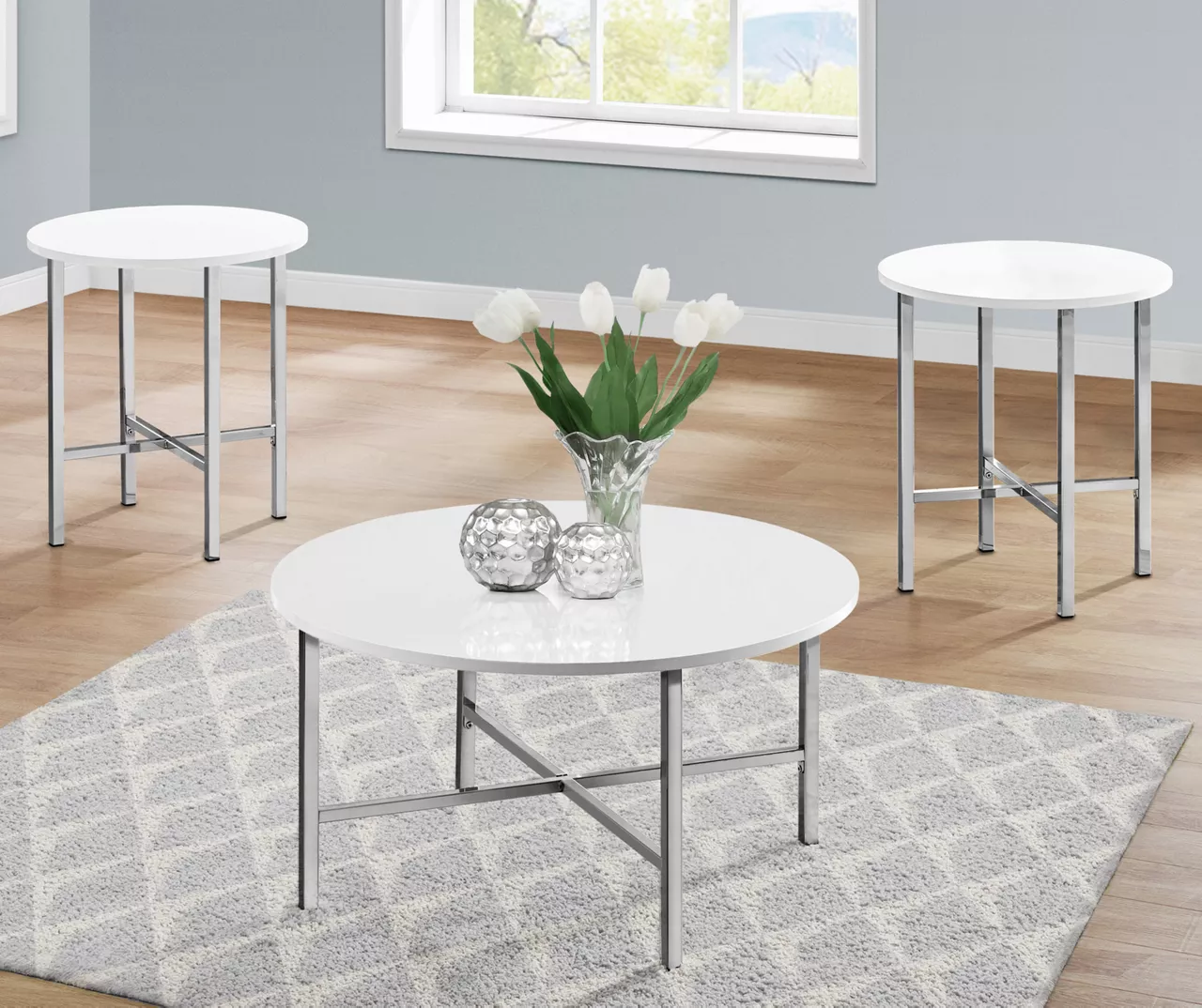 Monarch Round 3-Piece Occasional Table Set - Image 20