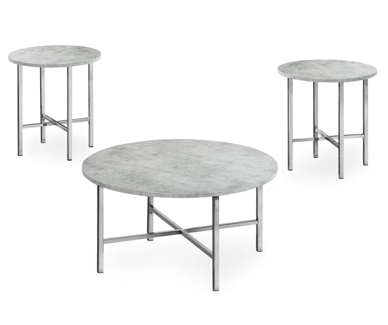 Monarch Round 3-Piece Occasional Table Set - Image 2