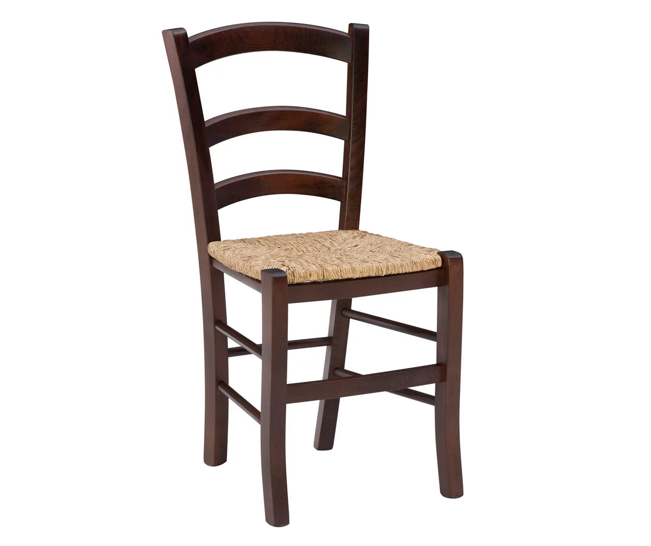 Bordeaux Walnut Handwoven Ladder Back Side Chairs, 2-Pack - Image 7
