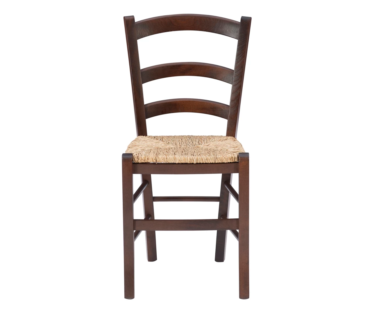 Bordeaux Walnut Handwoven Ladder Back Side Chairs, 2-Pack - Image 10