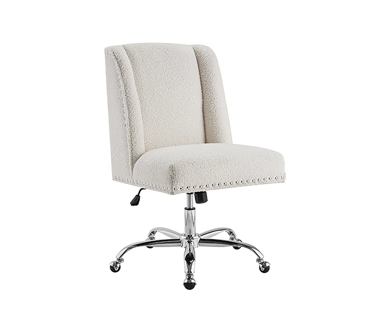 Comfort Home Warm White Sherpa Chair