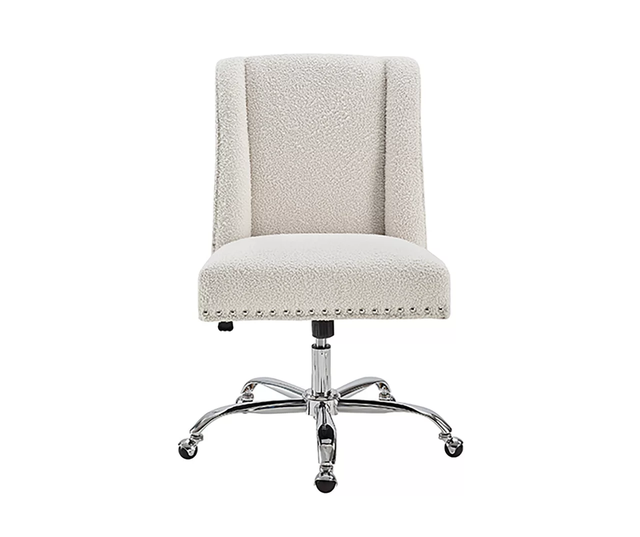 Comfort Home Warm White Sherpa Chair - Image 3