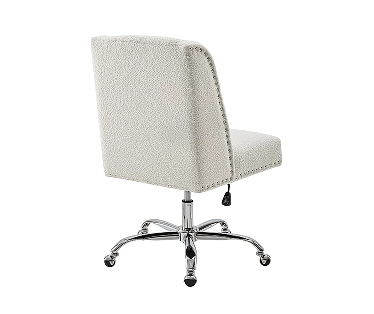 Comfort Home Warm White Sherpa Chair - Image 4