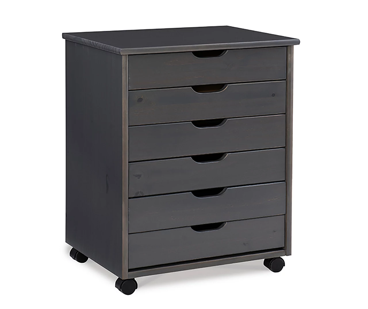 Craft Mate Wide Gray 6-Drawer Rolling Storage Cart
