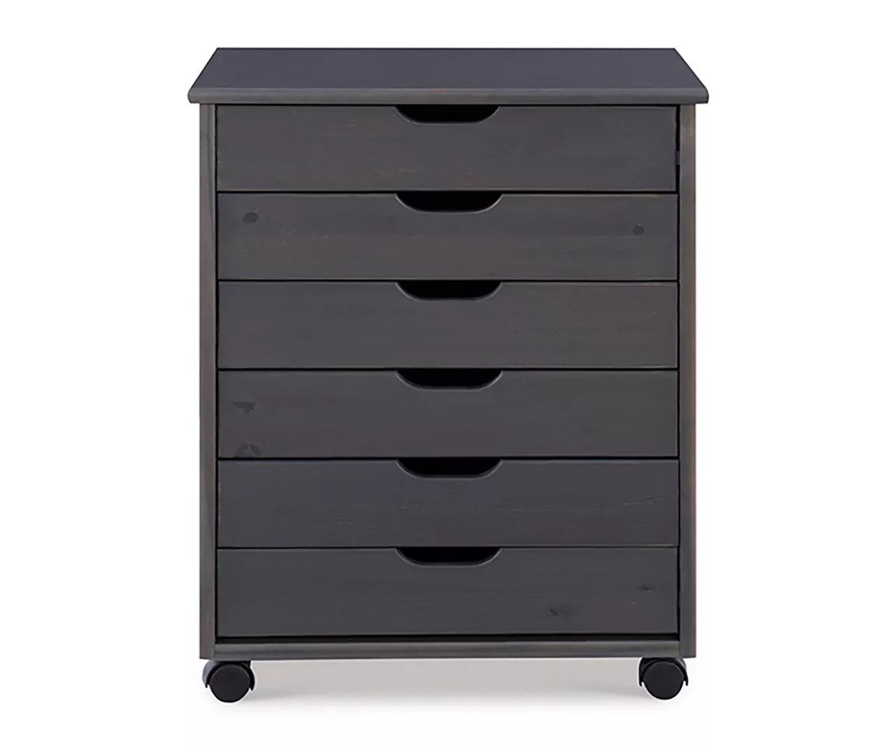 Craft Mate Wide Gray 6-Drawer Rolling Storage Cart - Image 3