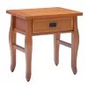 Denver Antique Pine 1-Drawer Curved Leg End Table