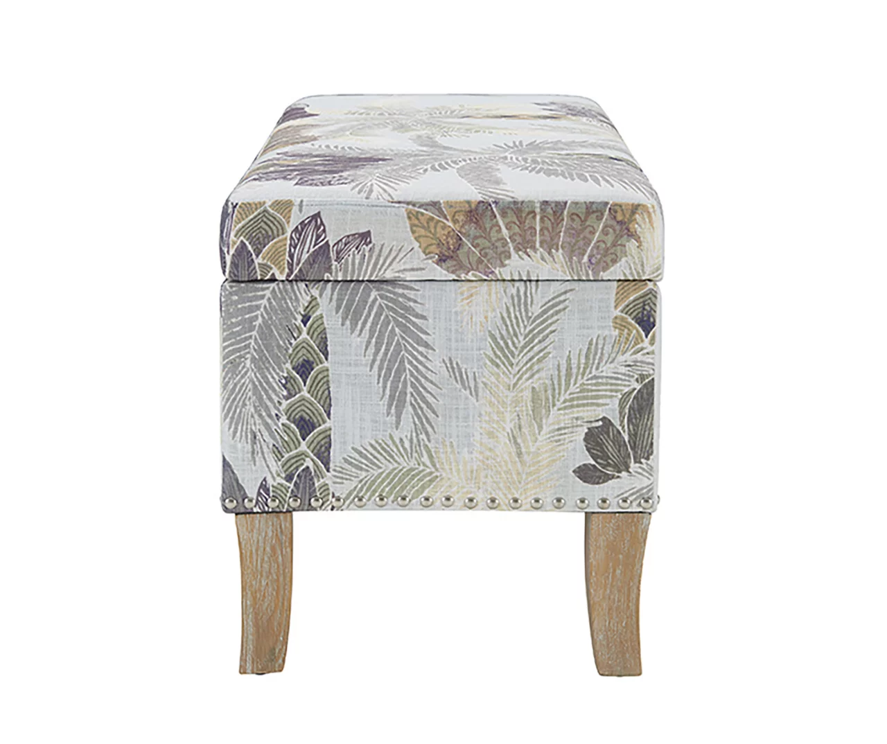 Lisa Palm Tree Storage Ottoman - Image 5