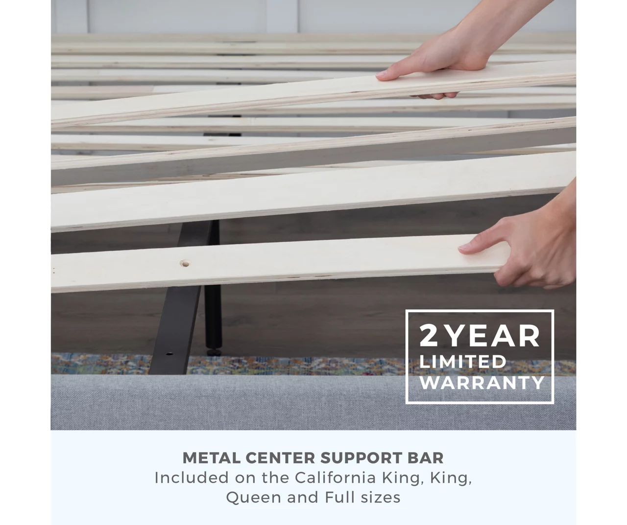 Isabelle Cream Upholstered Twin Wingback Bed - Image 7