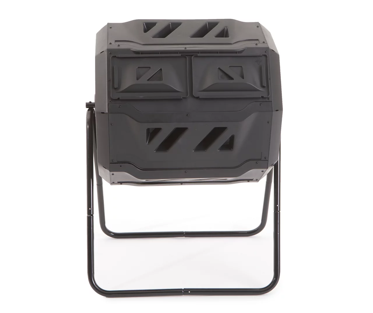 Black Plastic Rotating Composter