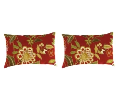 Alberta Salsa Outdoor Throw Pillows, 2-Pack