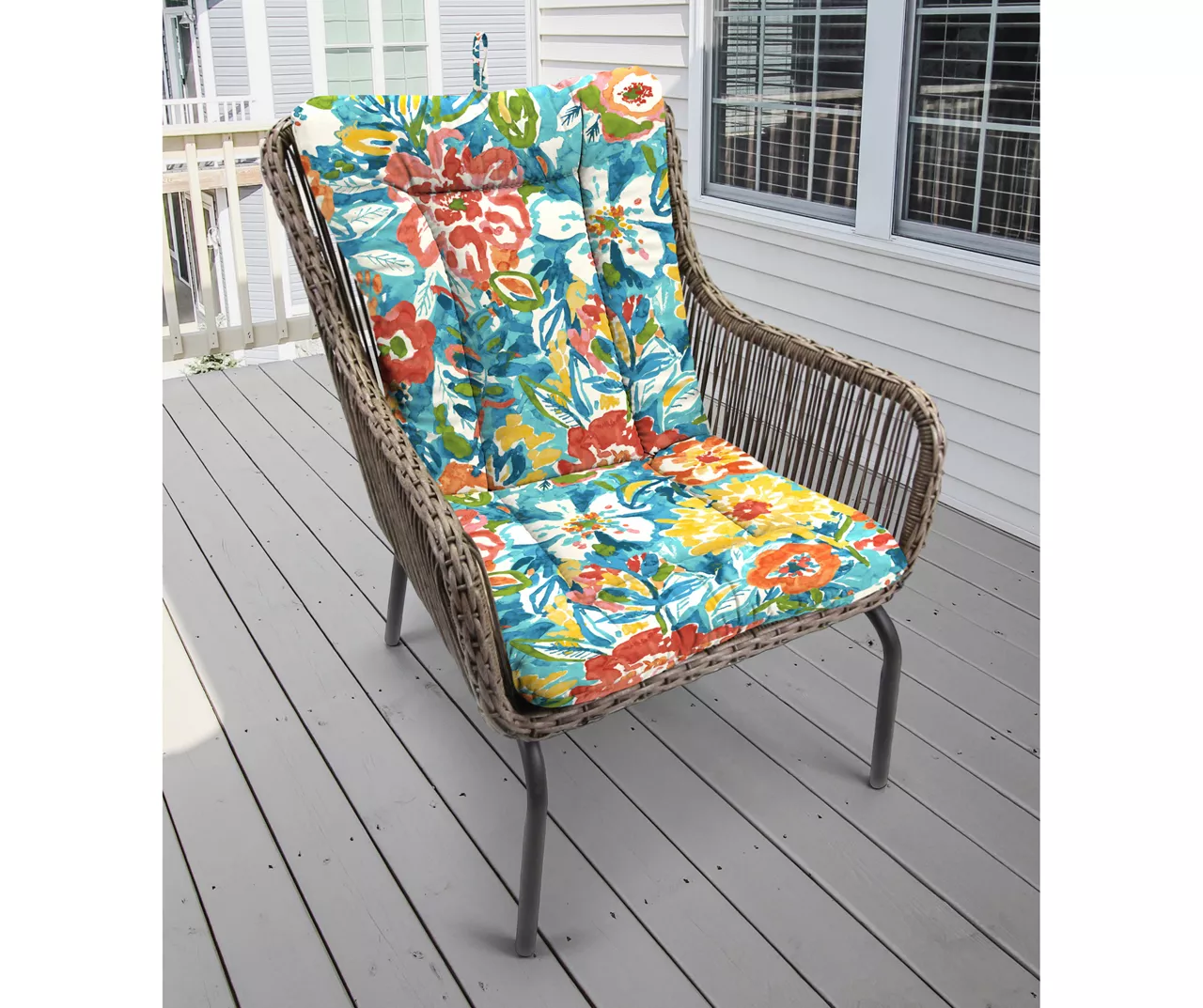 Sun River Sky Euro Style Outdoor Chair Cushion - Image 2