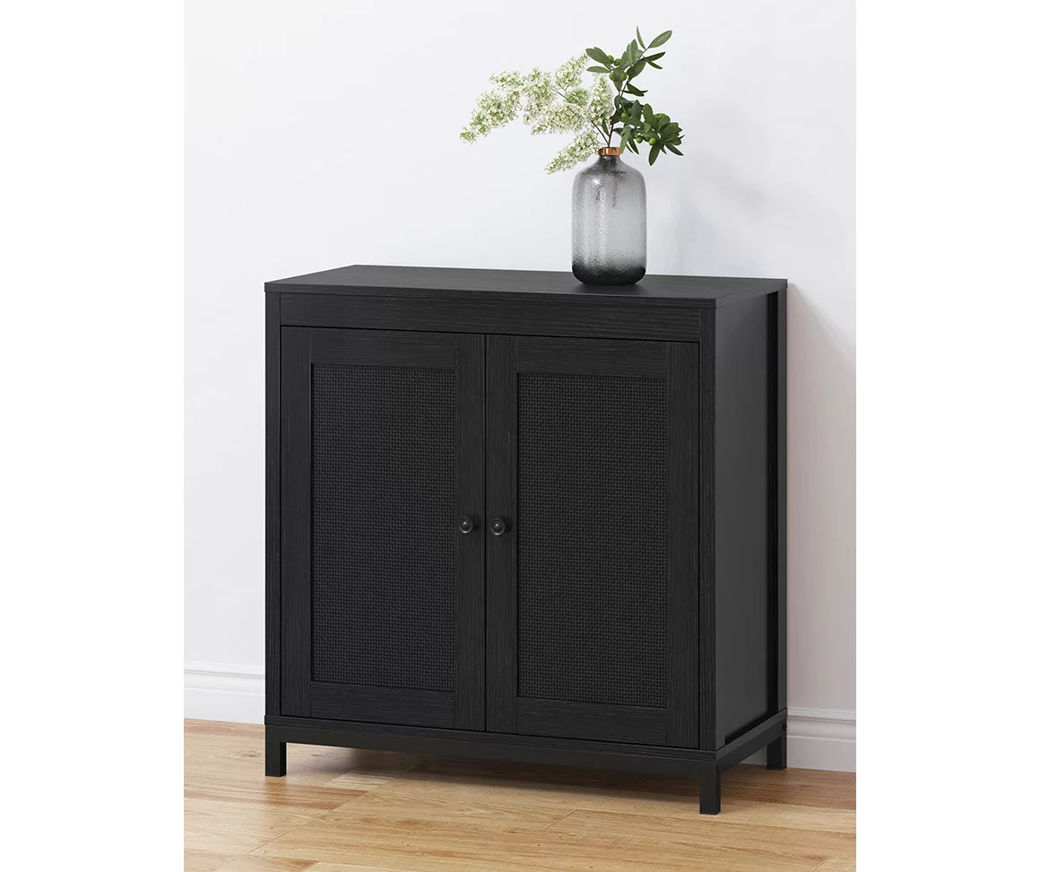 Real Living Seven Hills Cane Door Storage Cabinet - Image 2